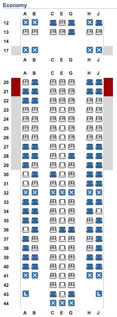 767-Seatmap-2 - One Mile at a Time